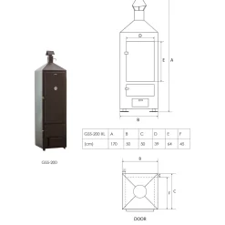 Savustusuuni GSS-200*Skamet Discount