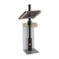 Outlet Permeter Smooth Teräspiippu Ø130mm Takkojen Savupiiput
