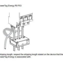 Wiser PowerTag E Energiamittari 3P+N Flex*Schneider Electric Outlet