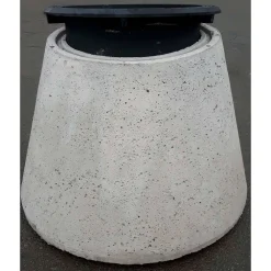 Säädettävä valurautakehys betonikartiolle ø 600 mm H270 mm D400 Kaivot