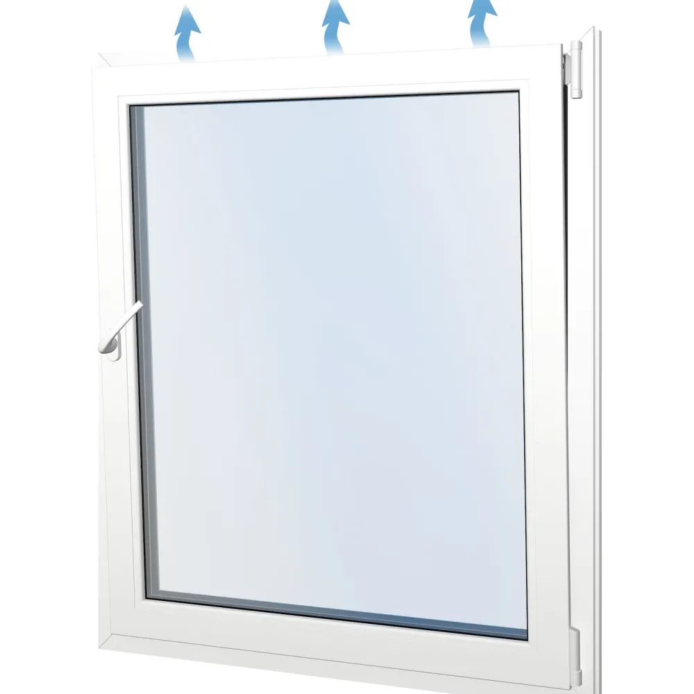 Classic DK 3K 3-lasinen kippi-ikkuna, PVC, A-malli, leveys 1100 mm*Seicom New
