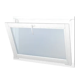 Discount Classic 2K 2-lasinen alasaranoitu kippi-ikkuna, puu, leveys 500-700mm Ikkunat