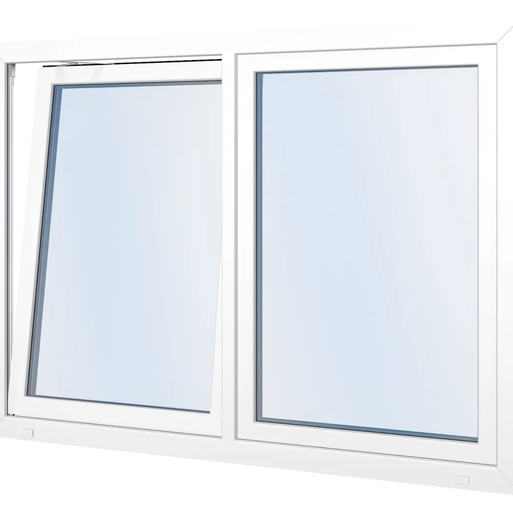 Outlet Classic RO 3K 3-lasinen kippi-ikkuna PVC B-malli yksiaukkoisella karmilla leveys 1600 - 1690 mm Ikkunat