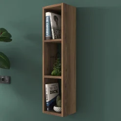Seinähyllykkö E3-224, 22.1x90cm, tummanruskea*Linento Furniture Sale