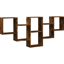 Outlet Seinähylly savutammi 159x18x66 cm tekninen puu (53303) Hyllyt