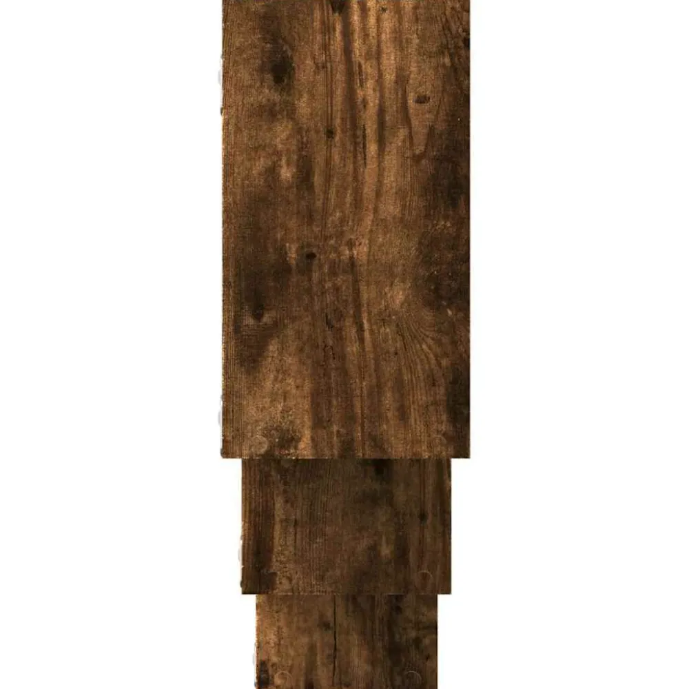Outlet Seinähylly savutammi 159x18x66 cm tekninen puu (53303) Hyllyt