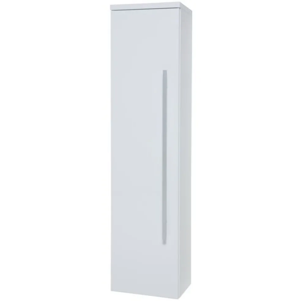 Discount Seinäkaappi Serena 351x250x1400 mm valkoinen Kylpyhuoneen Kaapit