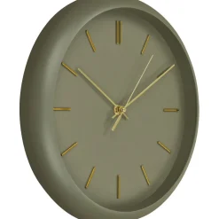 Seinäkello Rossano, ø30cm, hiljainen käynti, vihreä*House Nordic Best