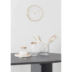 Sale Seinäkello Takamaka, ø40cm, hiljainen käynti, kulta Seinäkellot