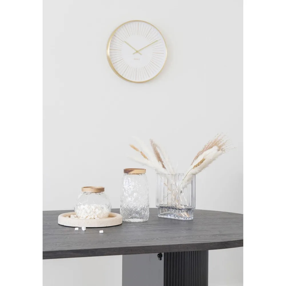 Sale Seinäkello Takamaka, ø40cm, hiljainen käynti, kulta Seinäkellot