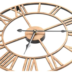 Seinäkello metalli 40 cm kultainen*FinePRICE Sale
