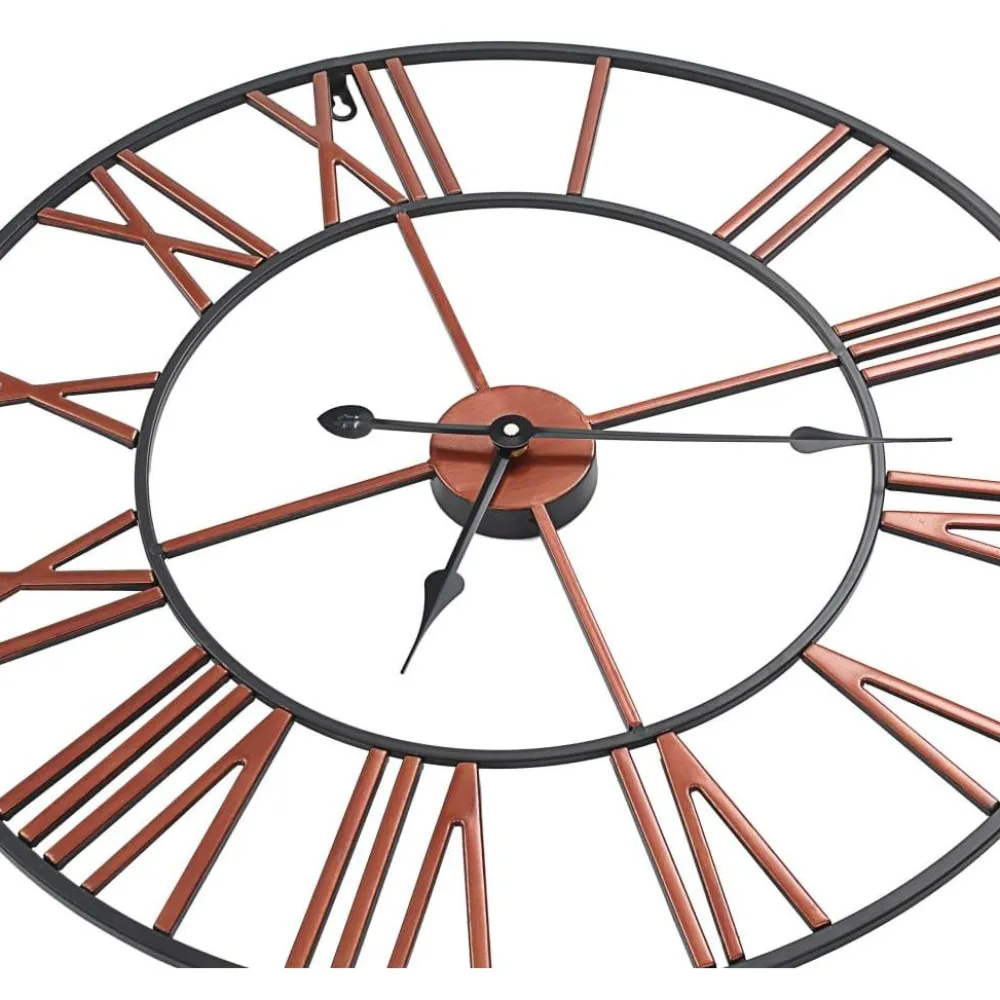 Best Seinäkello metalli 58 cm punainen Seinäkellot