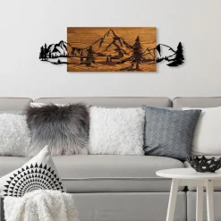 Seinäkoriste Mountain Range, ruskea/musta*Linento Furniture Clearance