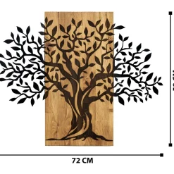 Discount Seinäkoriste Sogut, ruskea/musta Koriste-Esineet
