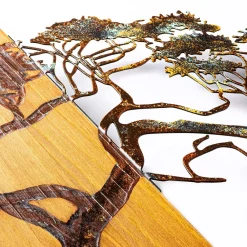 Clearance Seinäkoriste Acacia Tree, monivärinen Koriste-Esineet