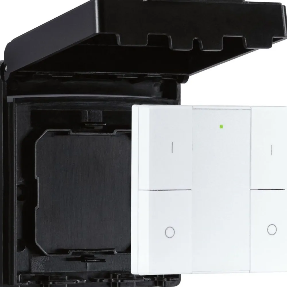 Sale Seinäkytkin ja himmennin ulkokäyttöön , Smart Home Zigbee 3.0, musta Ulkovalaisintarvikkeet