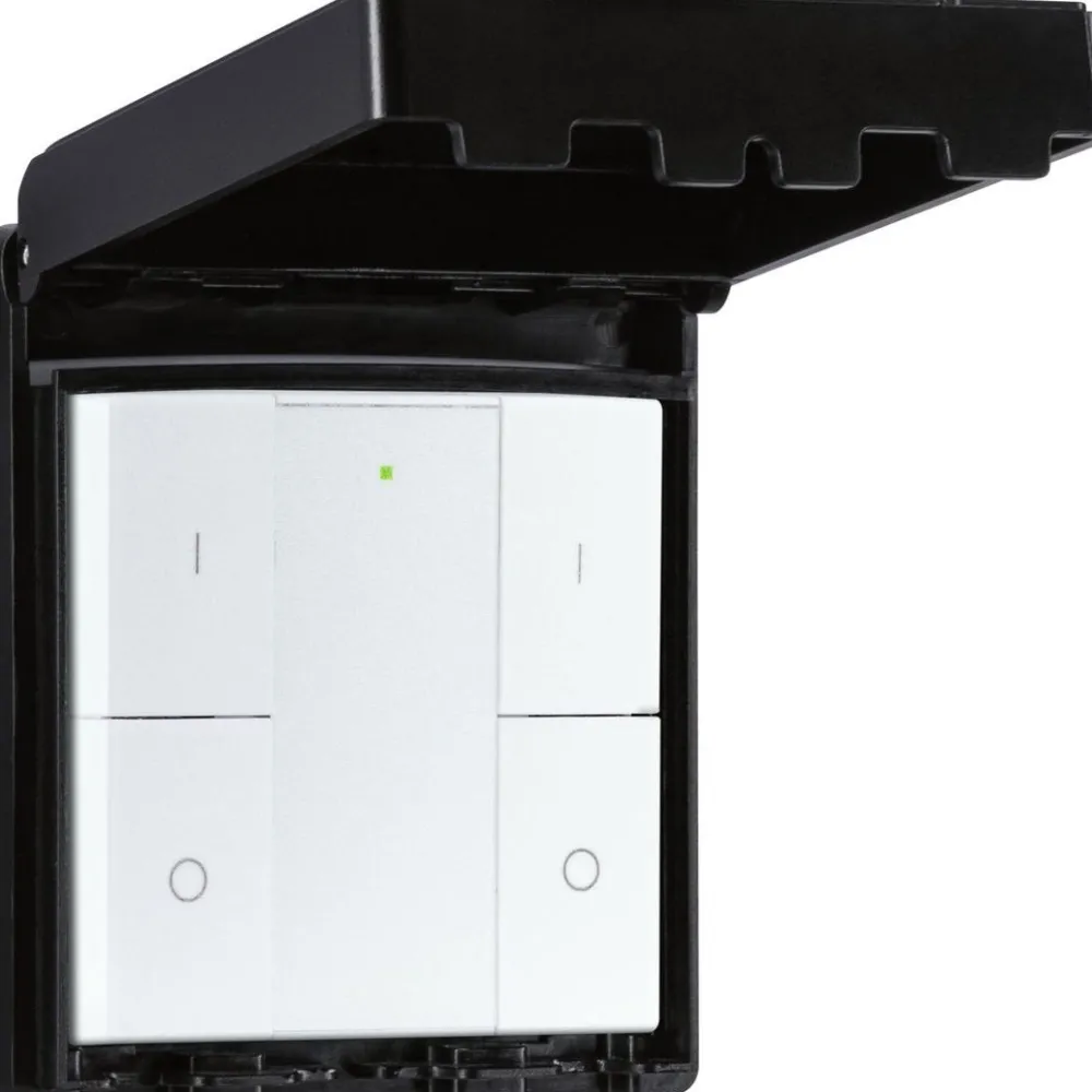 Sale Seinäkytkin ja himmennin ulkokäyttöön , Smart Home Zigbee 3.0, musta Ulkovalaisintarvikkeet