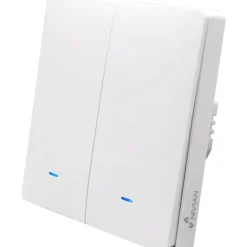 Sale Seinäkytkin valoille Celetron Nivian Smart, 2-osainen, TUYA Smartlife Wifi/Wlan Älykotijärjestelmät