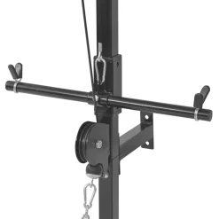 Seinään kiinnitettävä kuntolaite levytanko- ja käsipainosarjalla, 60.5kg*FinePRICE Online