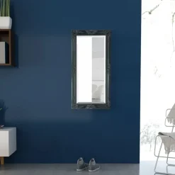 Online Seinäpeili barokkityylinen 100x50 cm musta Peilit
