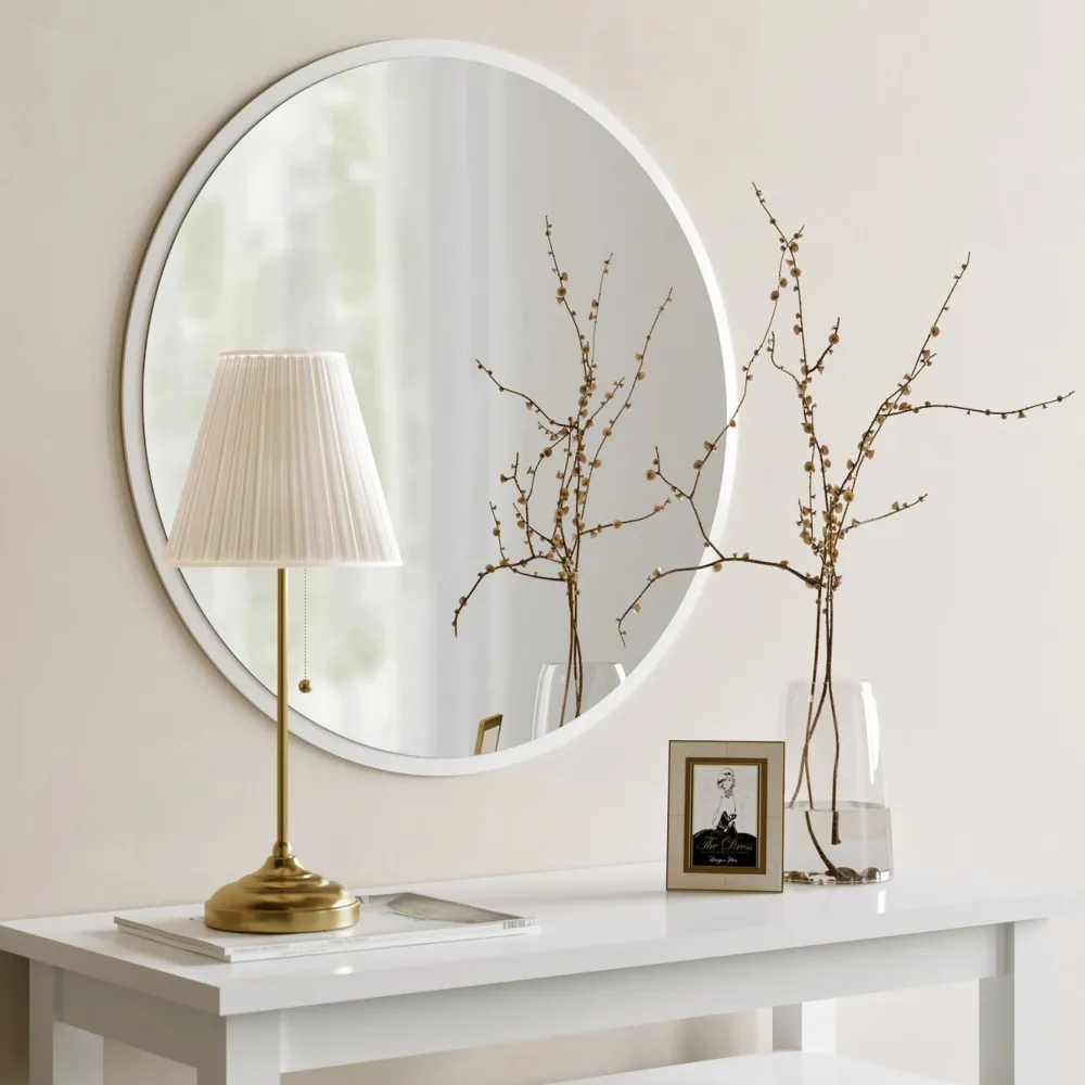 Seinäpeili Beyaz 60 cm valkoinen*Linento Furniture Sale