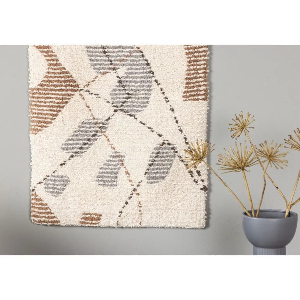 Best Seinävaate Liam, 50x80cm, beige/harmaa Koriste-Esineet