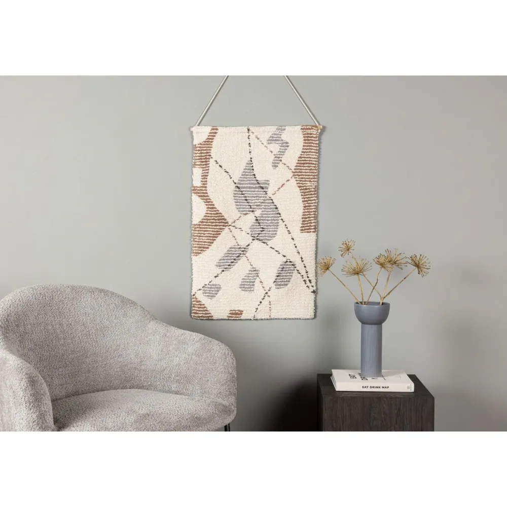 Best Seinävaate Liam, 50x80cm, beige/harmaa Koriste-Esineet