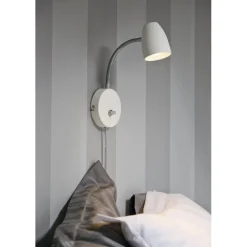 Seinävalaisin Sandnes Flex himmennettävä valkoinen*Aneta Lighting Discount