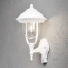 Seinävalaisin Parma 7235-250 240x290x480 mm yläsuunta liiketunnistimella valkoinen*Konstsmide Sale