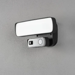 Seinävalaisin Smartlight 7868-750 musta 18W kamera kaiutin mikrofoni*Konstsmide Discount