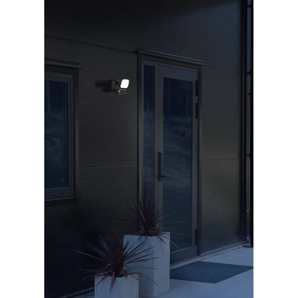 Best Seinävalaisin Smartlight 7867-750 musta 10W kamera kaiutin mikrofoni Älyvalaisimet Ulos