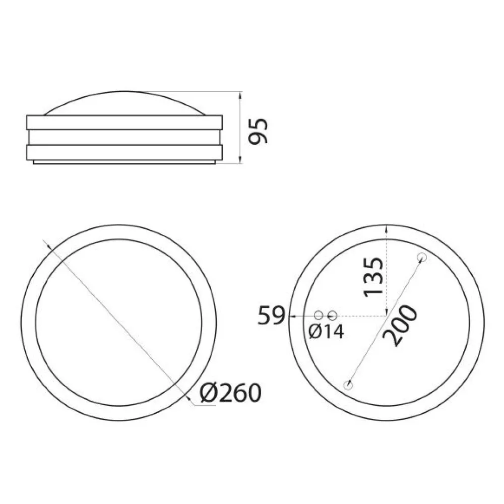 Best Seinävalaisin Lumia AVN260GH IP54 60W E27 grafiitinharmaa Ulkoseinävalaisimet
