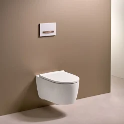 Seinä-WC-istuin ONE Turboflush, valkoinen Design-kansi*Geberit Best