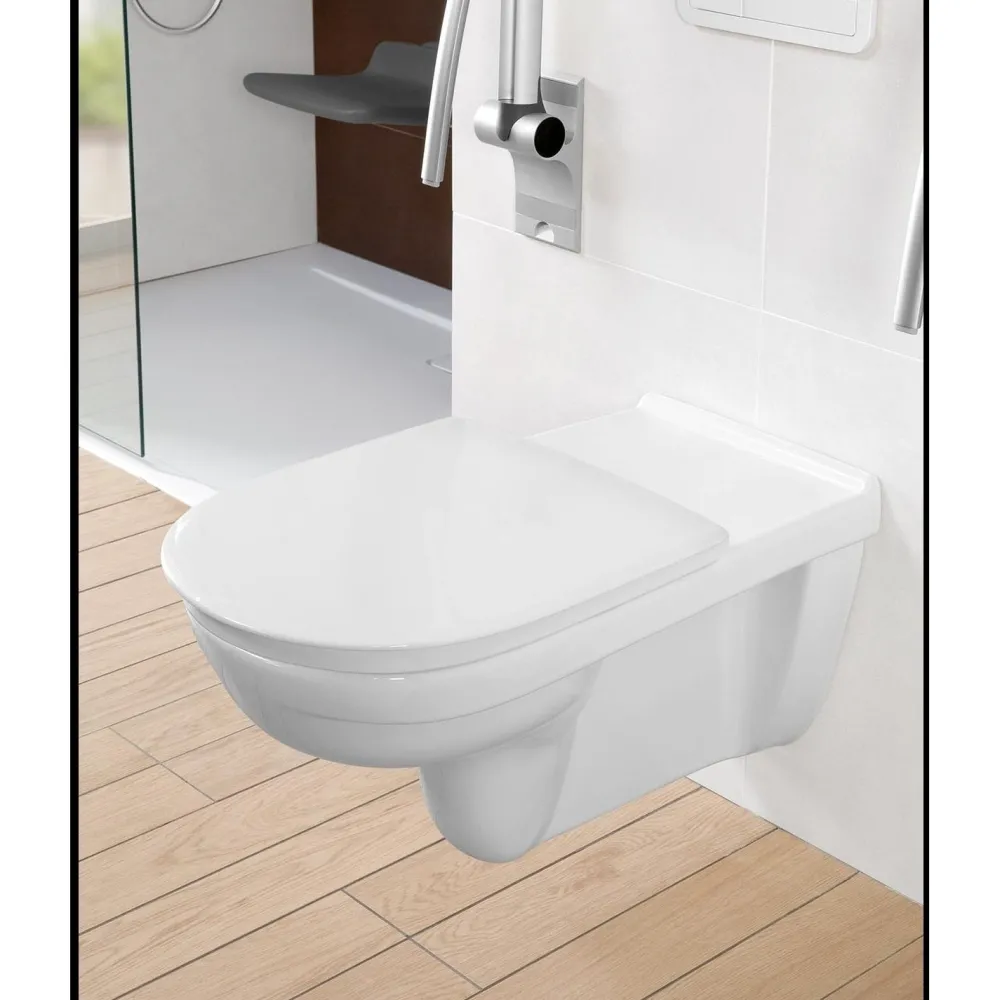 Seinä-WC-istuin 4G01, pidennetty malli, Hygienic Flush, ilman istuinkantta*Gustavsberg Clearance