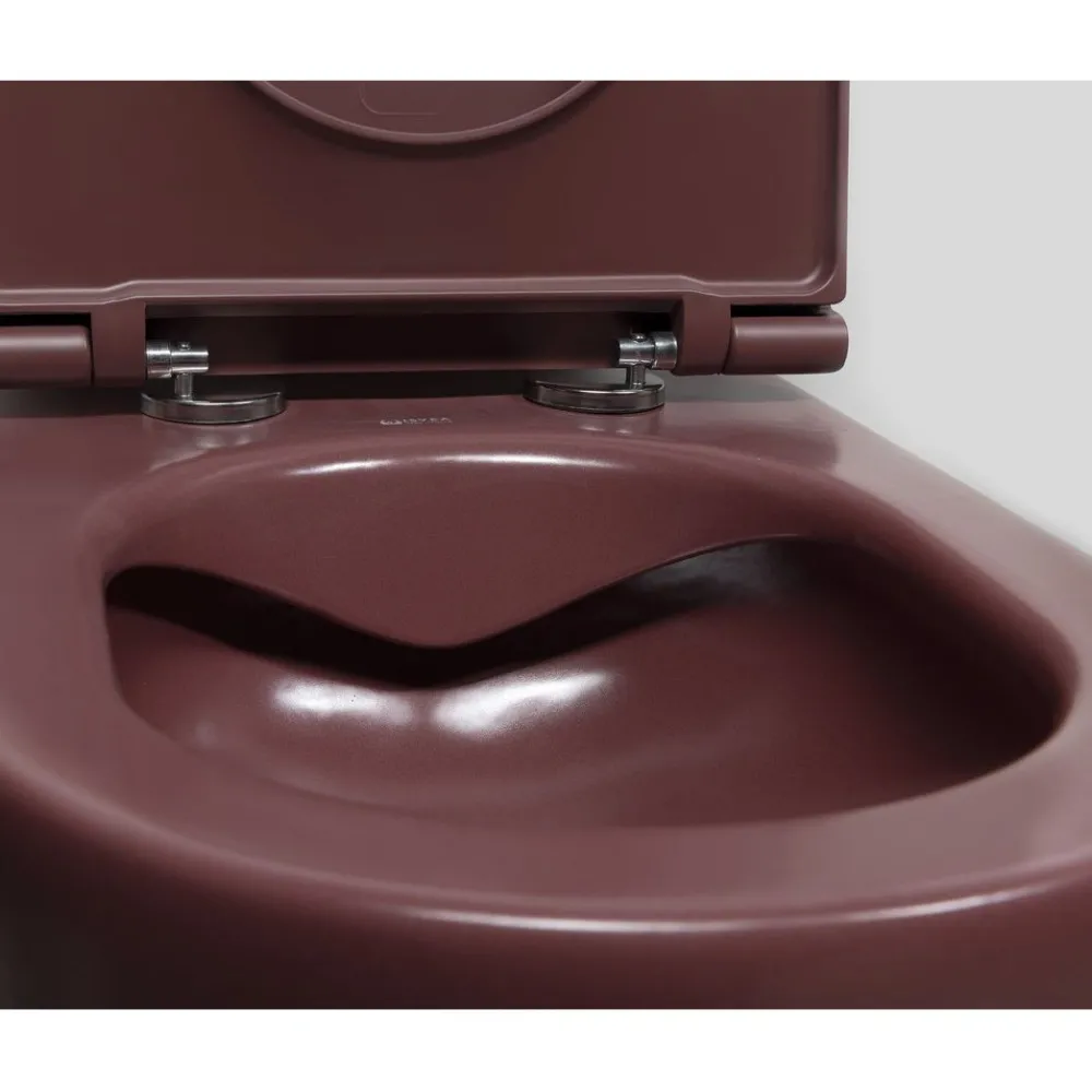 New Seinä-WC-istuin Infinity Rimless, huuhtelukaulukseton, matta, eri värejä Wc-Istuimet, Viemäröinti Taakse (P-Lukko)
