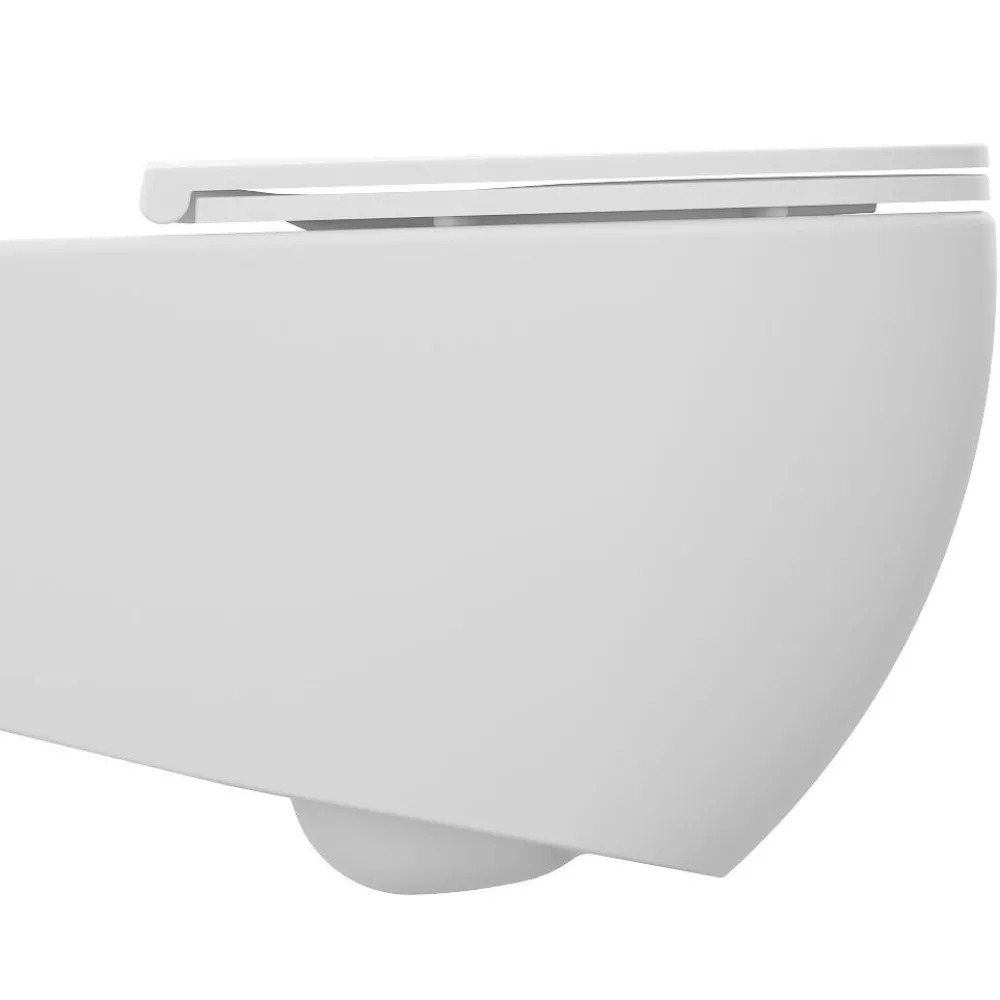 New Seinä-WC-istuin Infinity Rimless, huuhtelukaulukseton, matta, eri värejä Wc-Istuimet, Viemäröinti Taakse (P-Lukko)