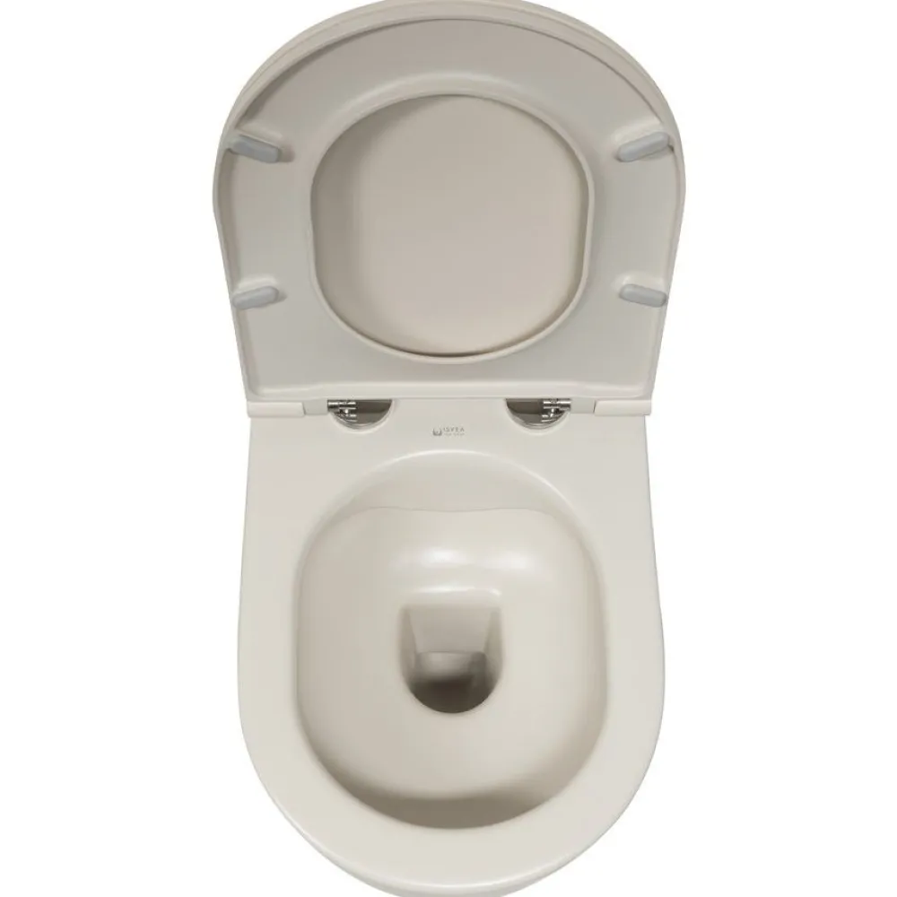 New Seinä-WC-istuin Infinity Rimless, huuhtelukaulukseton, matta, eri värejä Wc-Istuimet, Viemäröinti Taakse (P-Lukko)