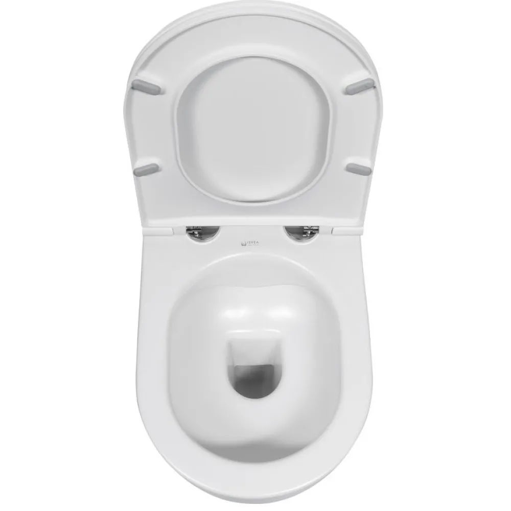 New Seinä-WC-istuin Infinity Rimless, huuhtelukaulukseton, matta, eri värejä Wc-Istuimet, Viemäröinti Taakse (P-Lukko)