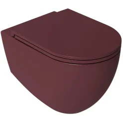 New Seinä-WC-istuin Infinity Rimless, huuhtelukaulukseton, matta, eri värejä Wc-Istuimet, Viemäröinti Taakse (P-Lukko)