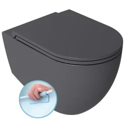 New Seinä-WC-istuin Infinity Rimless, huuhtelukaulukseton, matta, eri värejä Wc-Istuimet, Viemäröinti Taakse (P-Lukko)