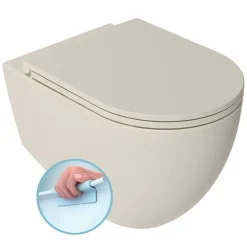 New Seinä-WC-istuin Infinity Rimless, huuhtelukaulukseton, matta, eri värejä Wc-Istuimet, Viemäröinti Taakse (P-Lukko)