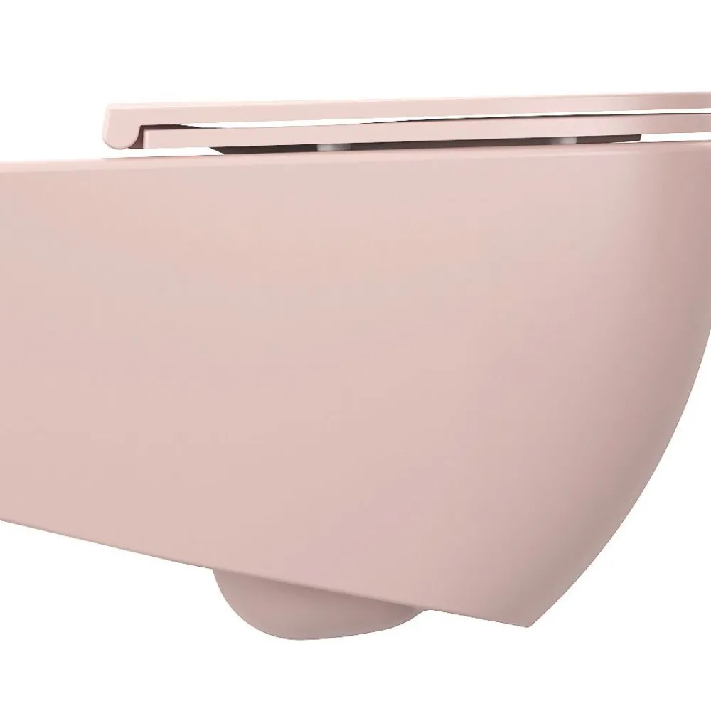 New Seinä-WC-istuin Infinity Rimless, huuhtelukaulukseton, matta, eri värejä Wc-Istuimet, Viemäröinti Taakse (P-Lukko)