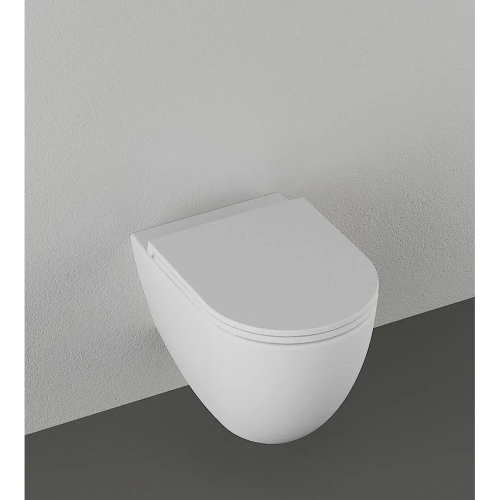 New Seinä-WC-istuin Infinity Rimless, huuhtelukaulukseton, matta, eri värejä Wc-Istuimet, Viemäröinti Taakse (P-Lukko)
