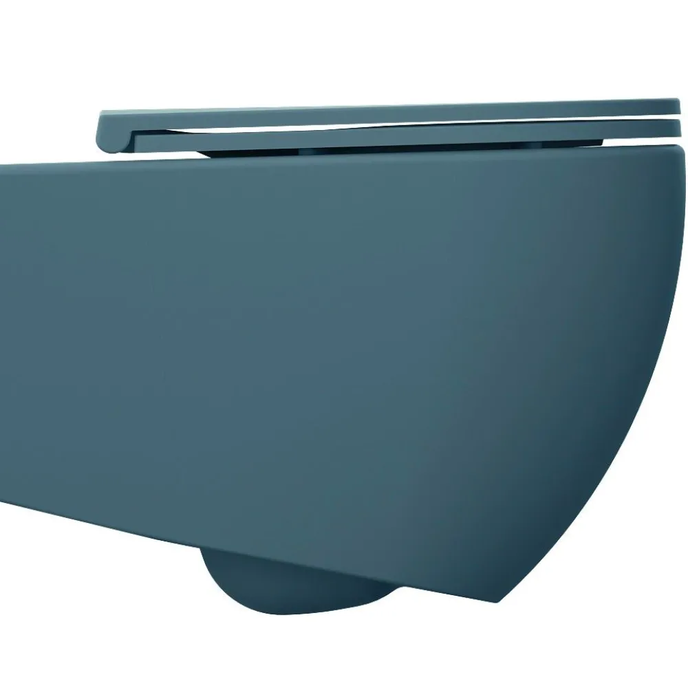 New Seinä-WC-istuin Infinity Rimless, huuhtelukaulukseton, matta, eri värejä Wc-Istuimet, Viemäröinti Taakse (P-Lukko)