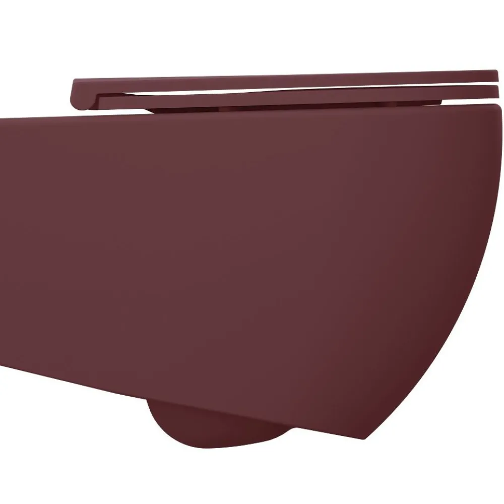 New Seinä-WC-istuin Infinity Rimless, huuhtelukaulukseton, matta, eri värejä Wc-Istuimet, Viemäröinti Taakse (P-Lukko)