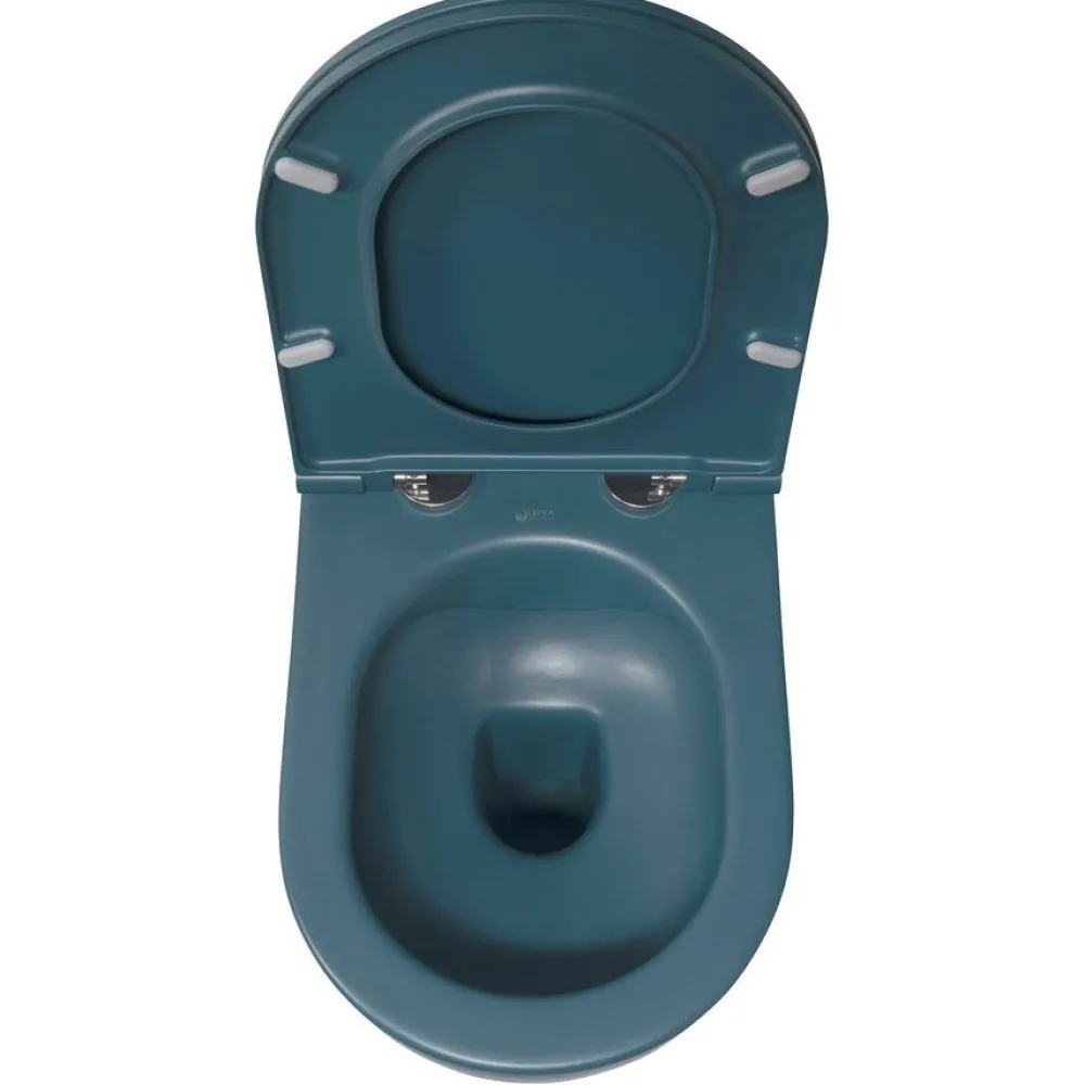 New Seinä-WC-istuin Infinity Rimless, huuhtelukaulukseton, matta, eri värejä Wc-Istuimet, Viemäröinti Taakse (P-Lukko)