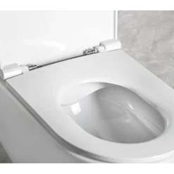 Seinä-WC-istuin Infinity Rimless, huuhtelukaulukseton, valkoinen*Interia New