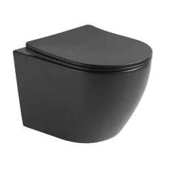 Seinä-WC-istuin Pacho Rimless, soft-close -kannella, eri värejä*Interia Clearance
