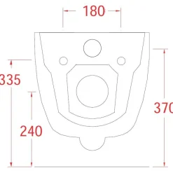 Seinä-WC-istuin File 2.0, huuhtelukaulukseton, valkoinen*Lavabo Best