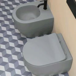 Clearance Seinä-WC-istuin Glomp Mini, huuhtelukaulukseton, matta, eri värejä Wc-Istuimet Ilman Huuhtelukaulusta